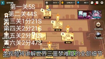 世界三噩梦难度全细节攻略