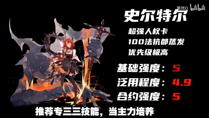【明日方舟】开服老玩家的六星干员培养推荐！新手萌新入坑必看！2021年2月强度榜截图