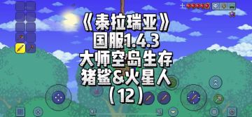 《泰拉瑞亚》国服1.4.3大师空岛-猪鲨（12）
