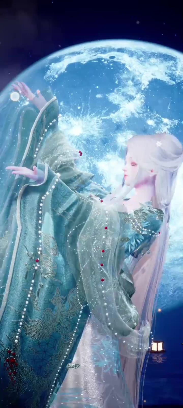 这个背景加上雪花飘飘的真的很有感觉截图