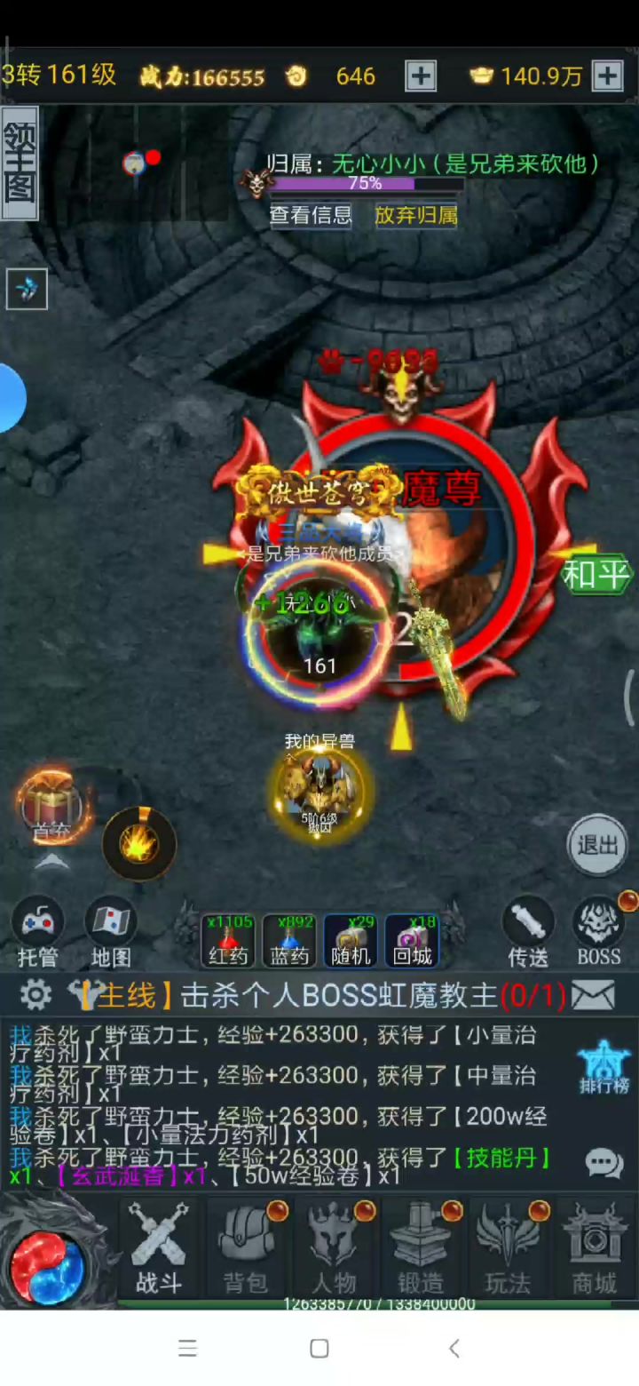 爆打boss爆紫装爆橙装#法师消魔截图