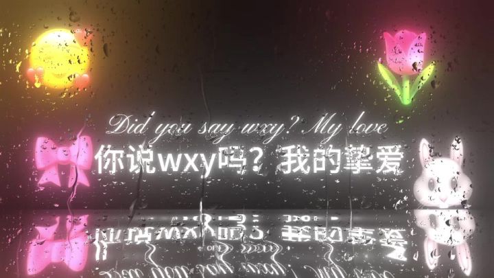 你说wxy吗? 我的挚爱截图