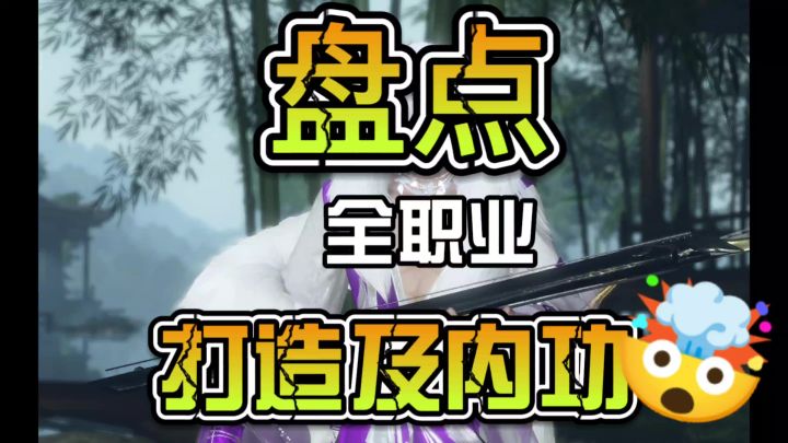 盘点全职业打造及内功截图