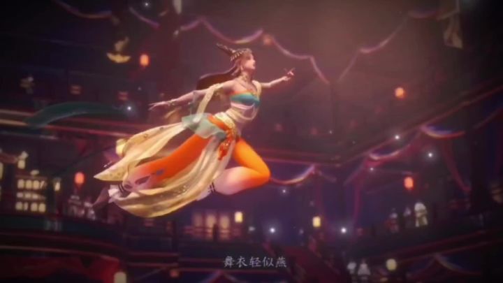 玉女飞天轻轻舞，天心如水思纳音。截图