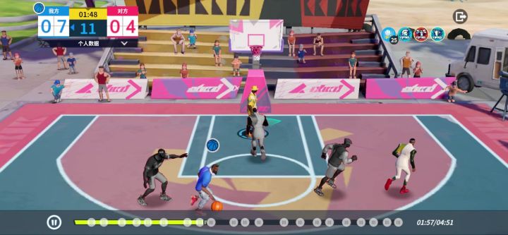 卡皇第一次补出这么远的篮,应该是极限距离了截图