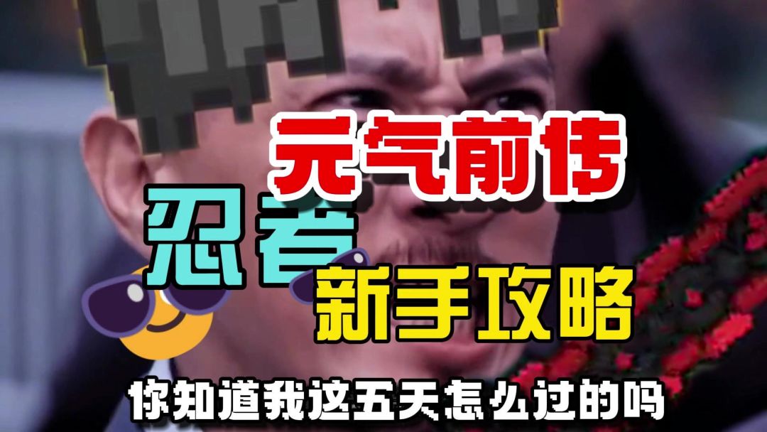 凉屋，你知道我这五天怎么过的吗？你知道嘛？元气前传，新手攻略截图