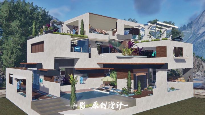 星球原创建筑大赏【少先私定别墅】~截图
