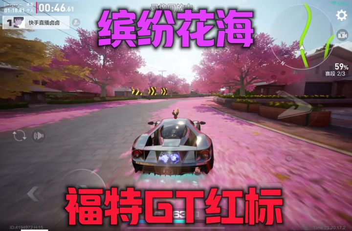 极品飞车缤纷花海福特GT红标截图