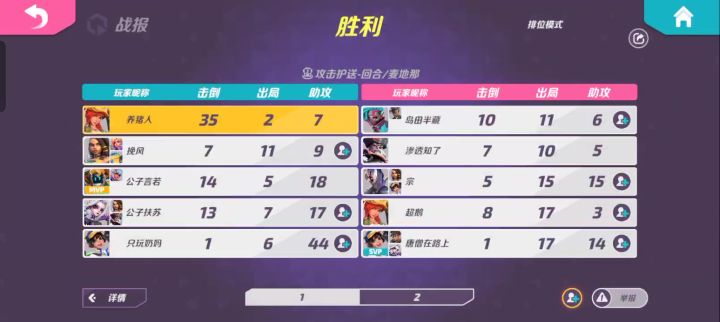 游骑兵巨星大师局排位35杀截图