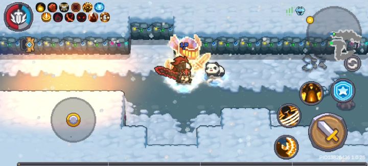 旋风斩站撸雪人王,伤害可以不够,但一定要够硬截图