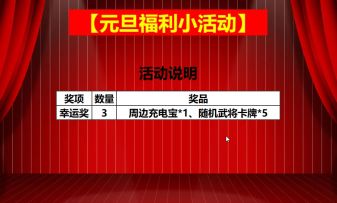 【抽奖结果公布】迎元旦，贺新年