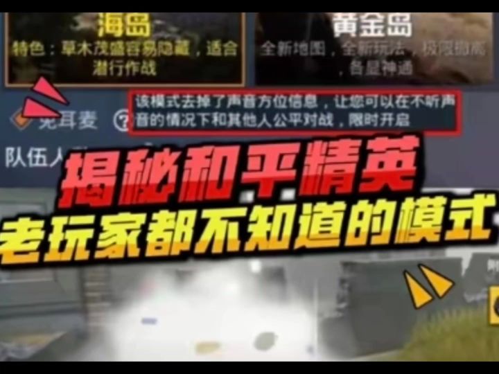 揭秘和平精英老玩家都不知道的模式截图