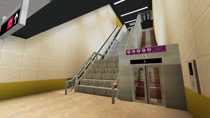听说mc可以建造斜行电梯截图