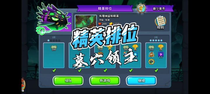 精英排位，墓穴领主通关思路截图