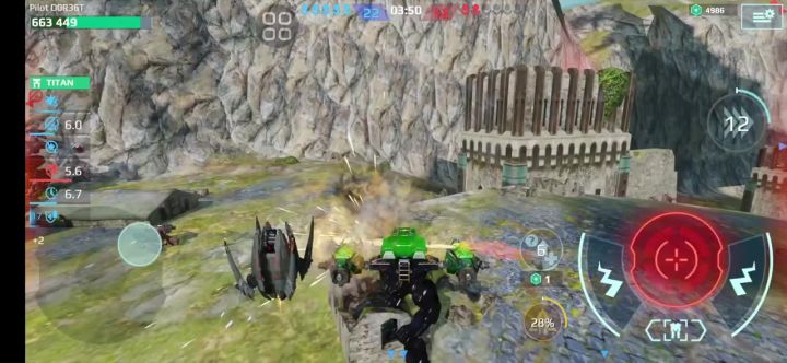 在战争机器人中用终极战舰摧毁元截图