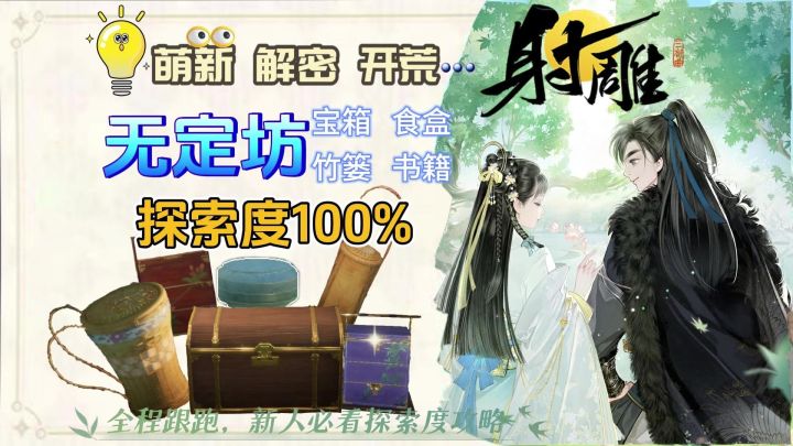 网易射雕探索度宝箱收集,无定坊①截图