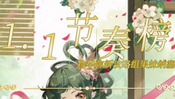 大换血【物华弥新】1.1版本最新角色强度榜