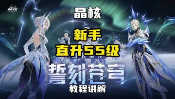 【晶核】一分钟教你新人入坑如何直升55级
