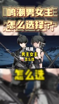鸣潮男主女主选择攻略，助你开服不纠结