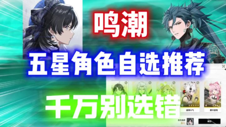 【鸣潮】五星角色自选推荐!新人入坑必看截图