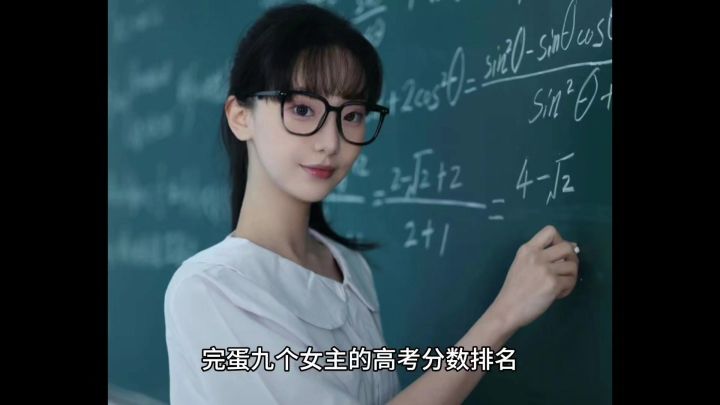完蛋九个女主的高考分数排名,这个隐藏学霸能与班长平分秋色!截图