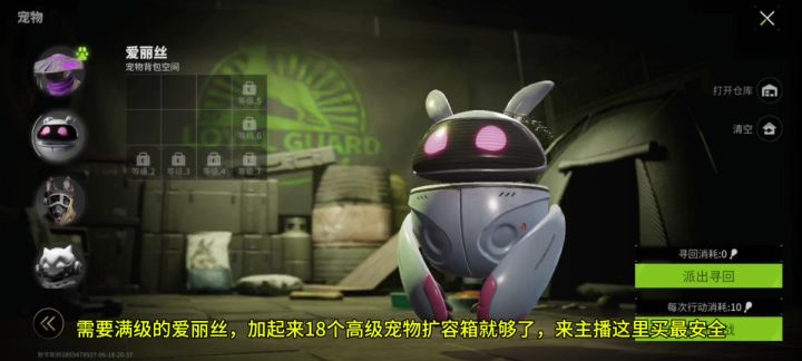 最快速度拿下价值一亿两千万的爱丽丝,18个高级宠物扩容箱搞定截图