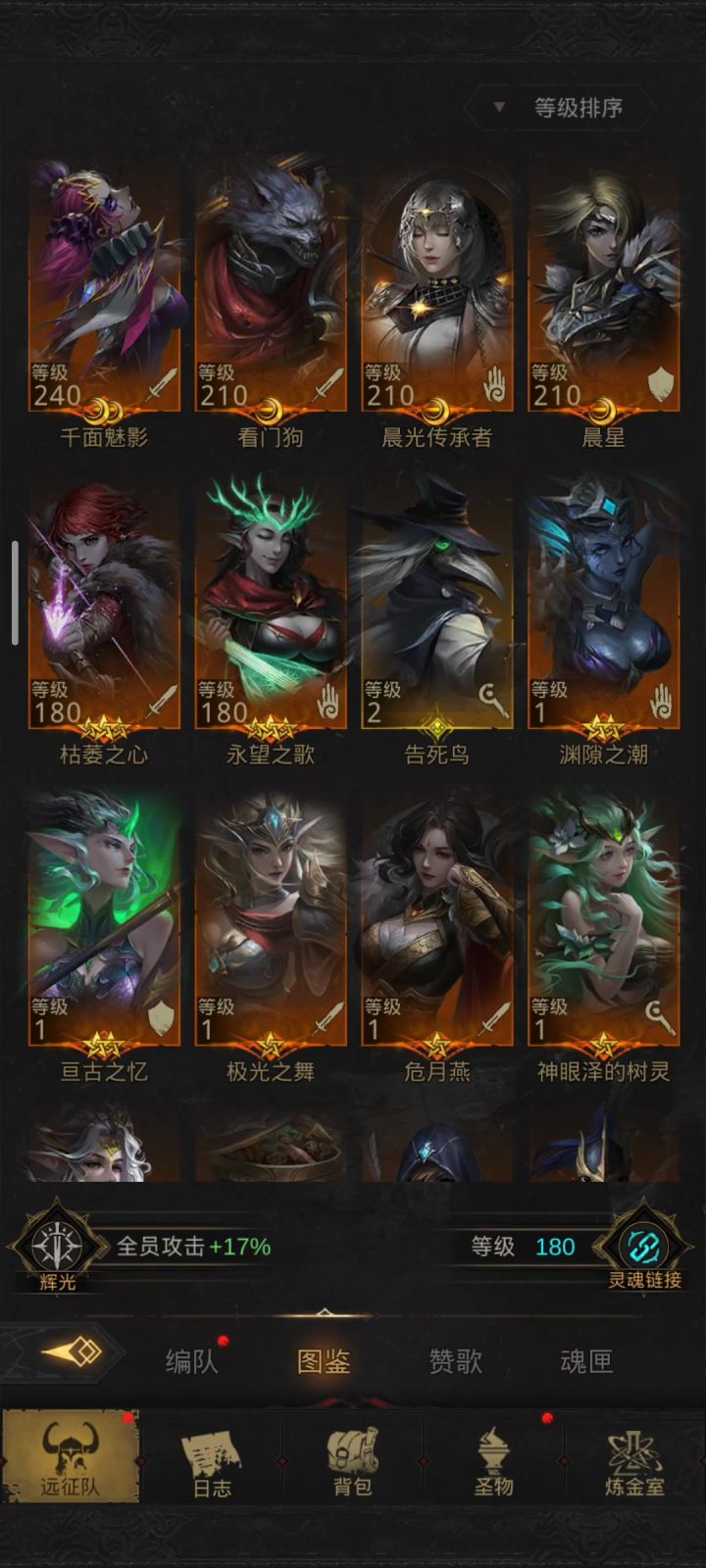 求配给力阵容截图