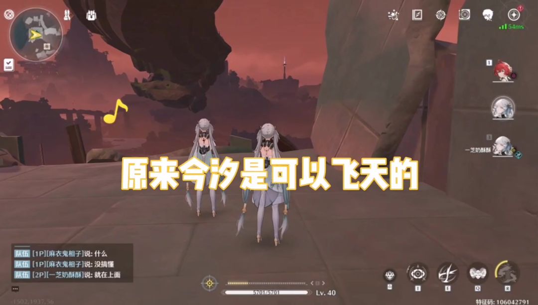 大佬带萌新，才知道今汐会飞！截图