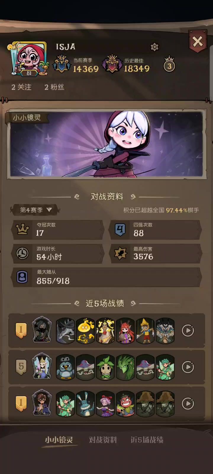 没想到竟然赢了！截图