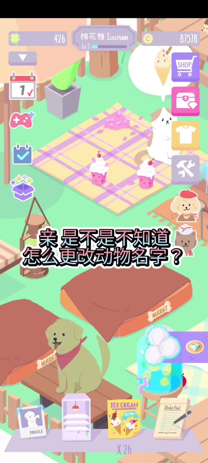 快点审核→_→ 动物改名攻略截图