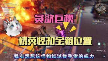 贪欲巨楔精英怪和宝箱位置