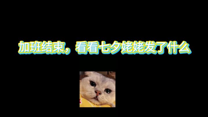 什么?你怎么知道嗒啦啦七夕跟我一起过的?🤡截图