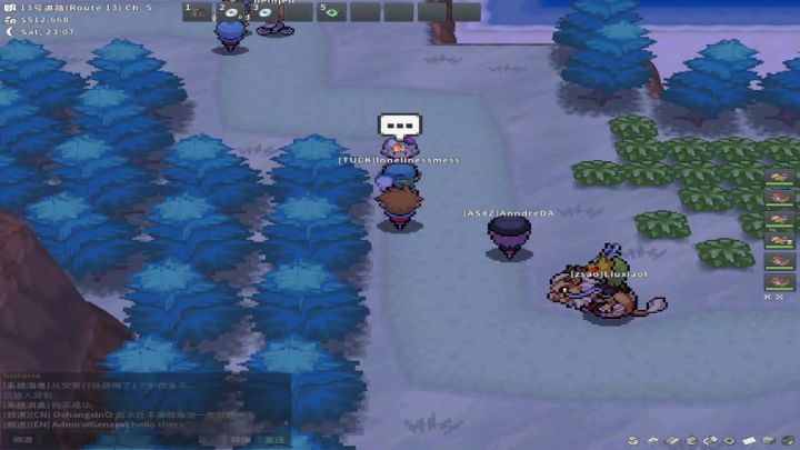 pokemmo口袋妖怪全球在线网游神坡农二给你看下各地区最有钱的NPC截图
