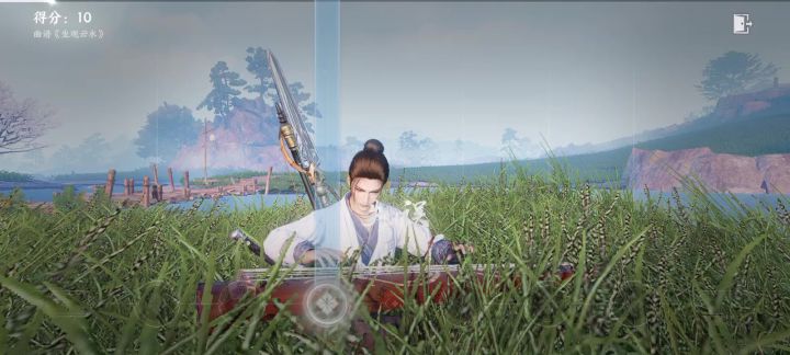 点穴，弹琴，🏹射箭待续，路边有路牌可以留言和联机截图