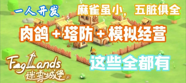 一人开发:肉鸽 塔防 模拟经营全都有截图