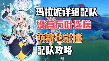 萌新也能看懂的玛拉妮详细配队攻略