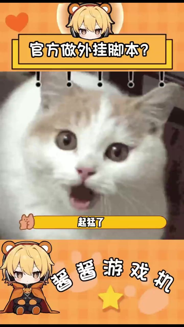 起猛了 看见游戏官方自己做外挂了截图