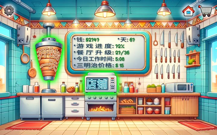 沙威玛传奇~终于实现半自动化营业截图