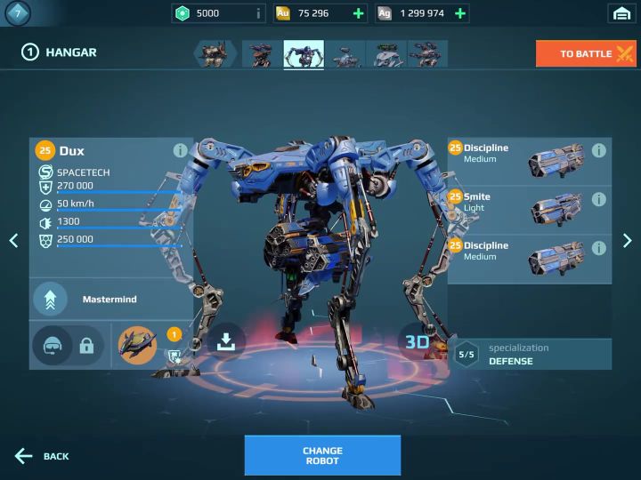 【布尔】《War Robots》新机甲Dex前瞻 cr:格朗宁布尔截图