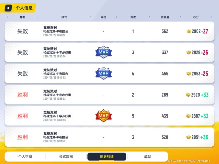 达达，我劝你不要把事情做绝，一个段位，打了27把，反而倒退了1小段截图