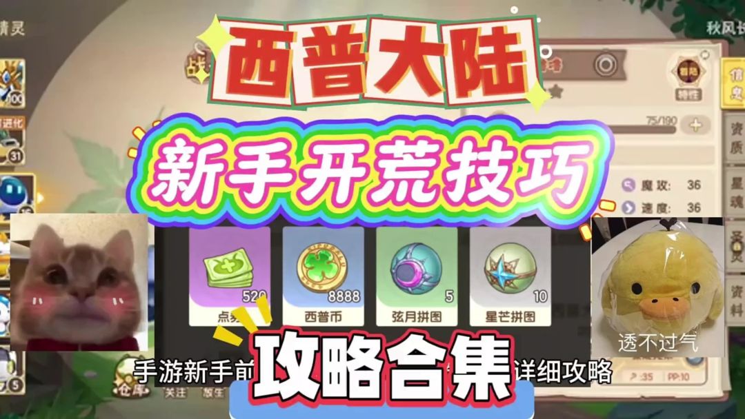 ［西普大陆］新手攻略截图