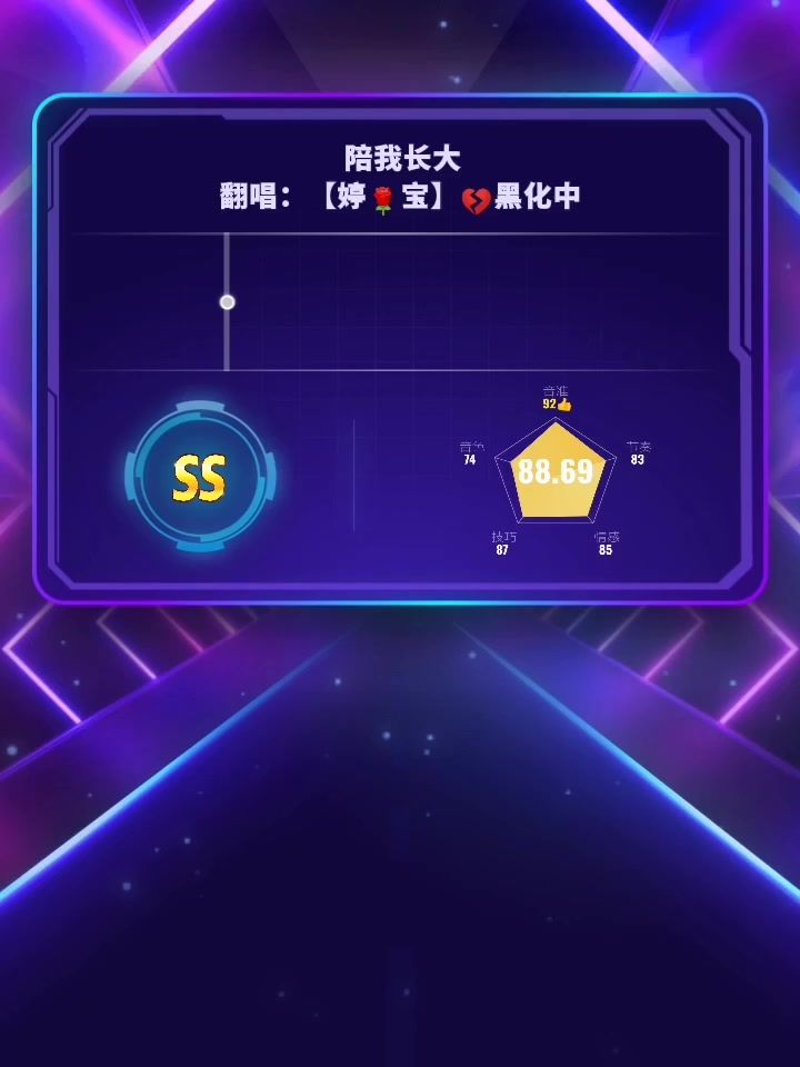 这个是我在回森里唱的歌。截图