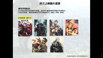 【铃兰之剑】人物跑片规划