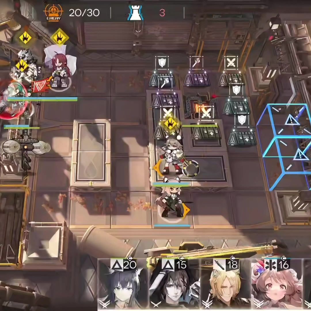 全四星狙击VS物资运输艇【明日方舟】截图