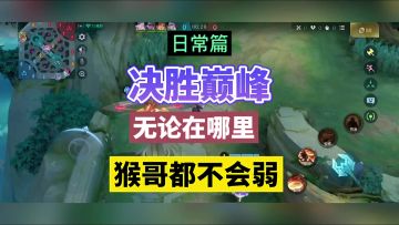 决胜巅峰：无论在哪里，猴哥都不会弱！