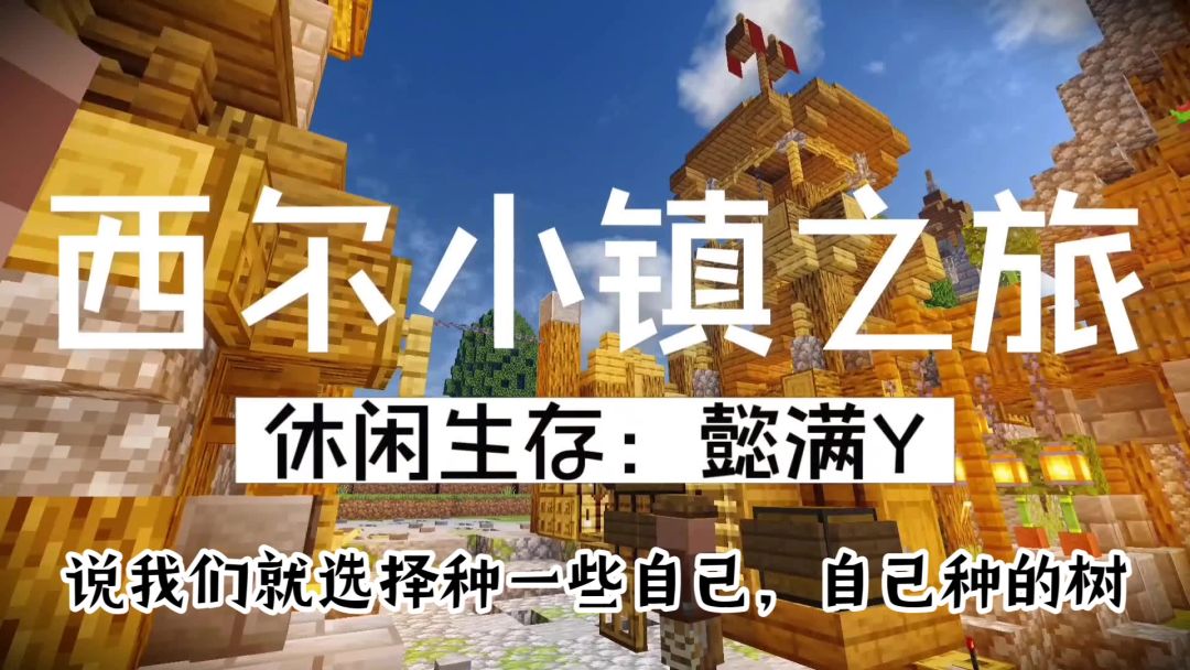 西尔小镇之旅，第6期，我是一个粉刷匠，谢谢关注啦，我的世界截图