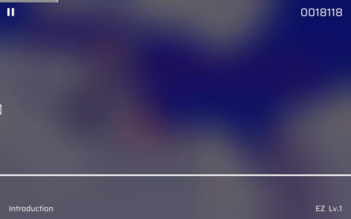 Phigros萌新刚下载第一个introduction截图