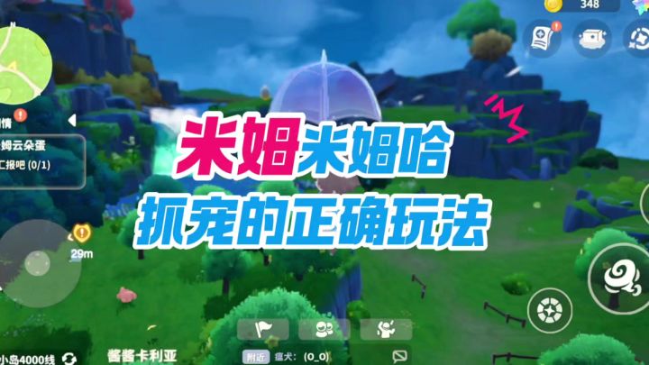 今天来看看米姆米姆哈的抓米姆方法也就是抓宠截图