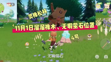 11月1日溜溜橡木、无暇萤石位置