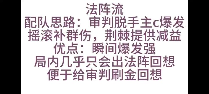 无尽梦回小赛道配队思路截图